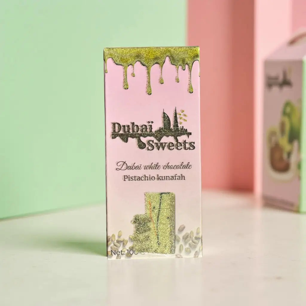 Chocolat blanc Dubaï - 100g Dubaisweets