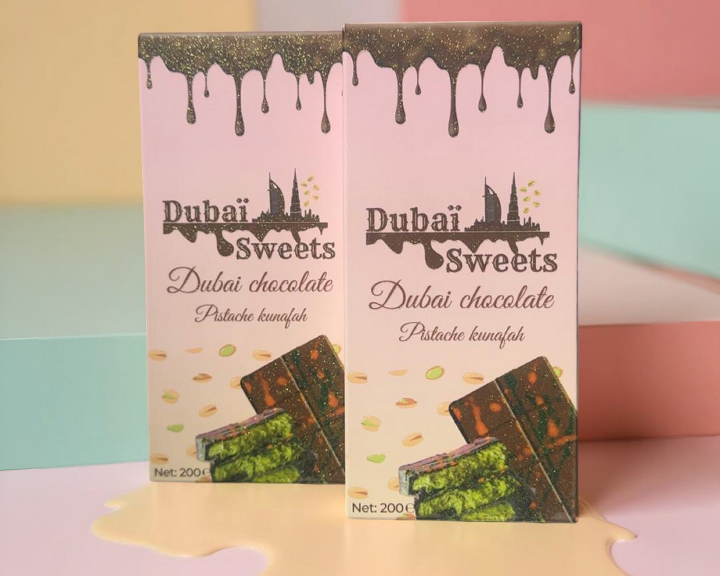 Chocolat de Dubaï - Complicité Gourmande 200 G X2